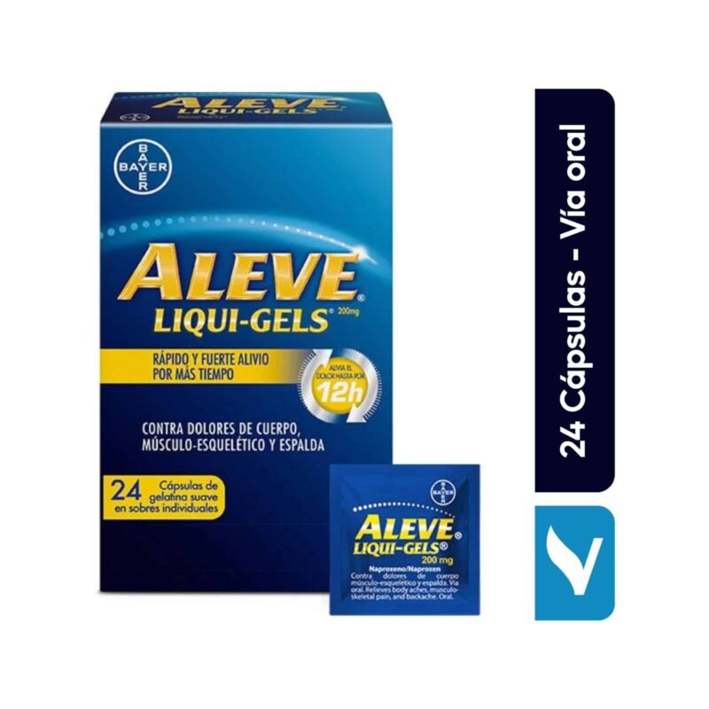 ALEVE LIQUI-GELS EXTRA FUERTE 24 Cápsulas - Image 2