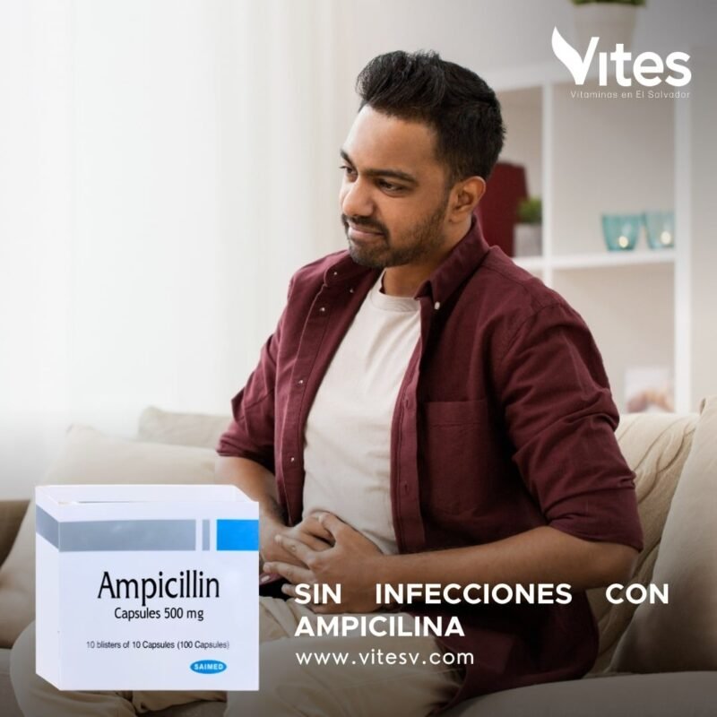 Sin infecciones con Ampicilina 500mg Saimed - Image 3