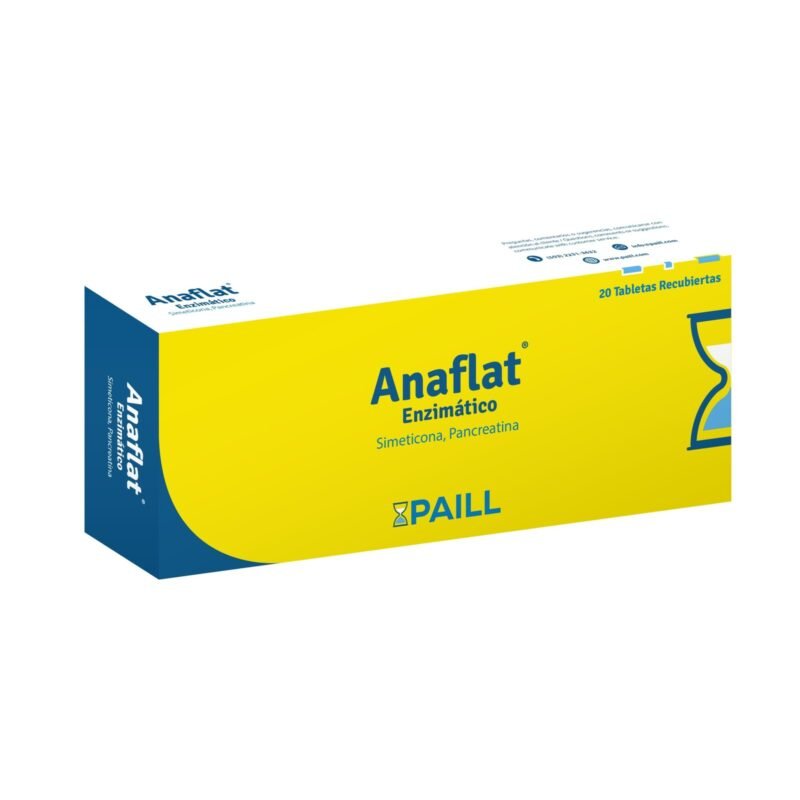 ANAFLAT ENZIMATICO 20 Tabletas 2 PACK