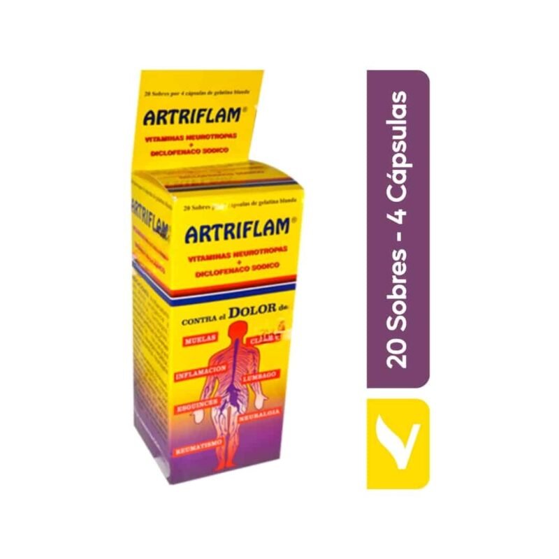 Artriflam Vitaminado 80 Cápsulas - Image 2