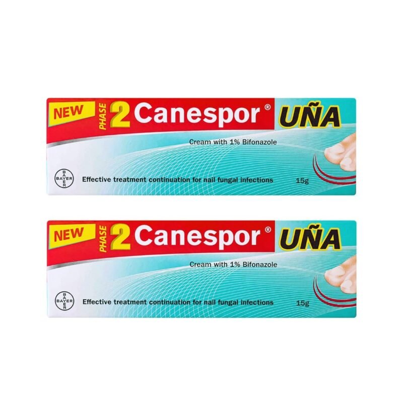 CANESPOR UÑA CREMA 2 PACK