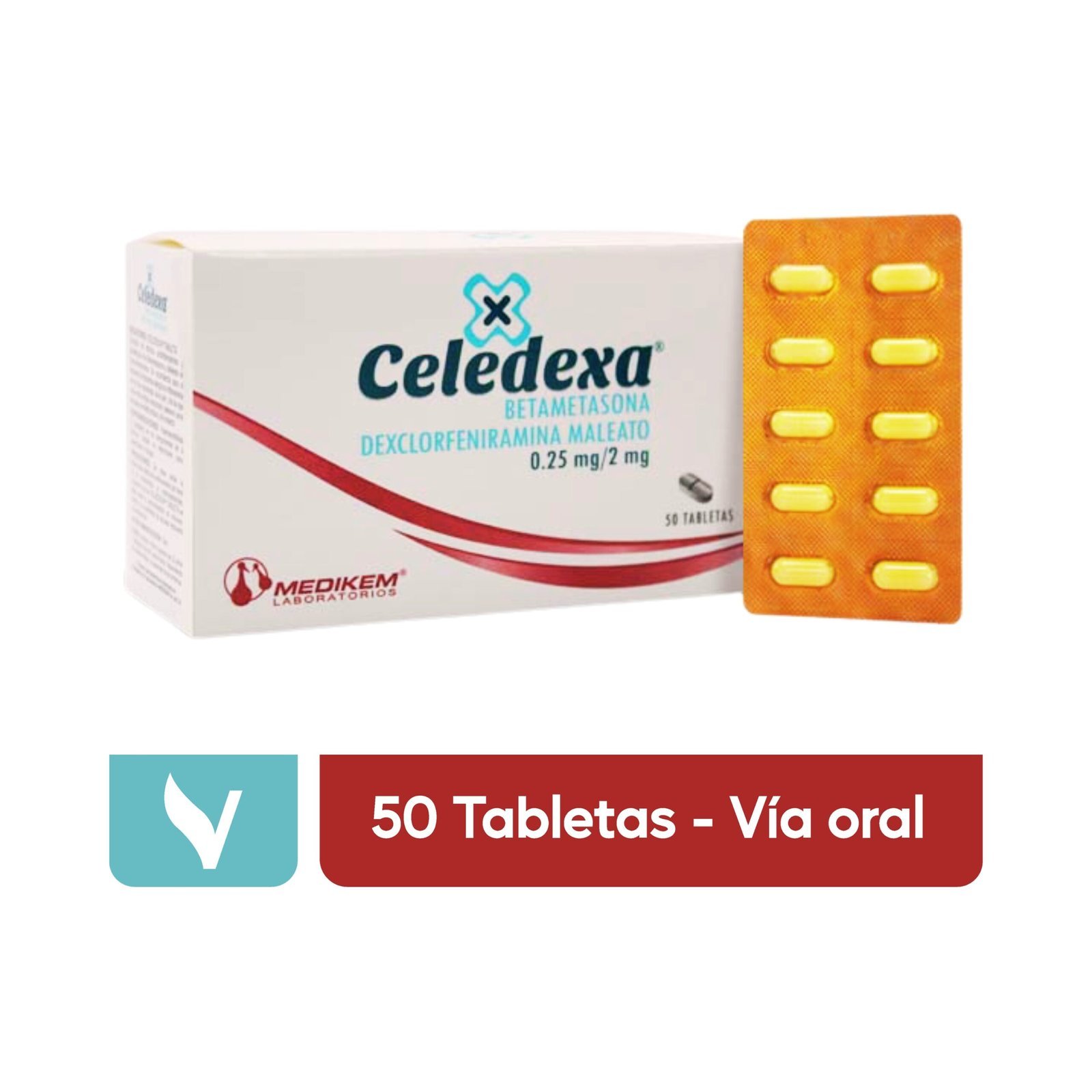 CELEDEXA 50 Tabletas - Imagen 2