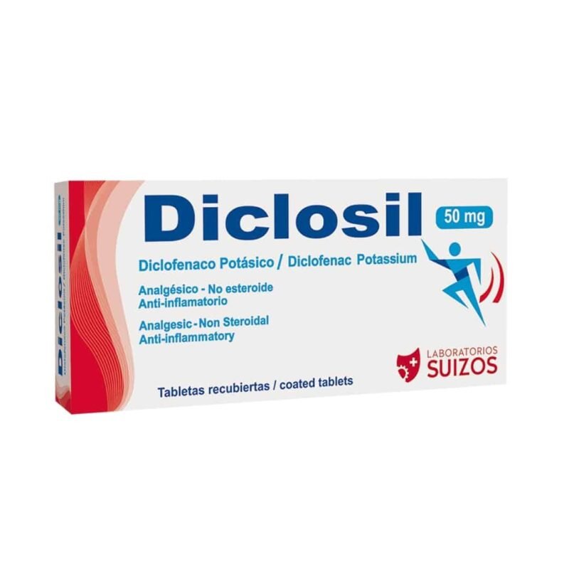 DICLOSIL 50 mg 10 Tabletas