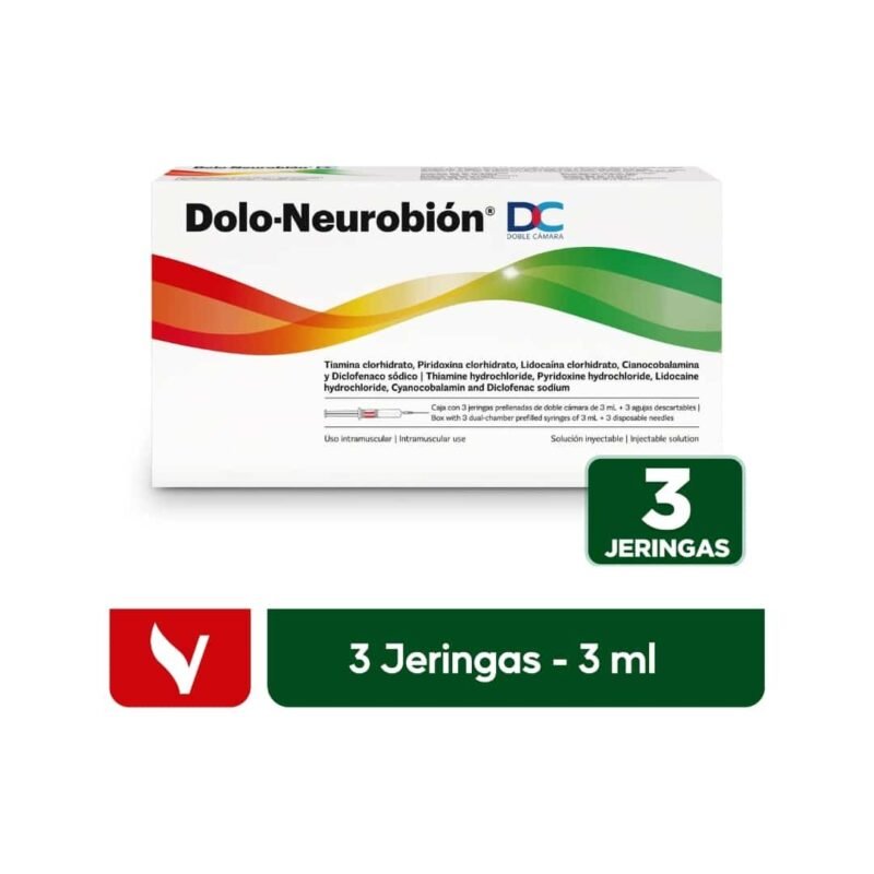 DOLO-NEUROBION DC CAJA DE 3 AMPOLLAS INYECTABLES - Image 2