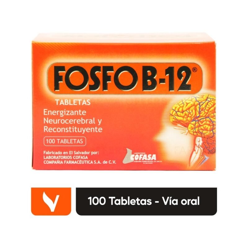 FOSFO B-12 100 Tabletas - Image 2