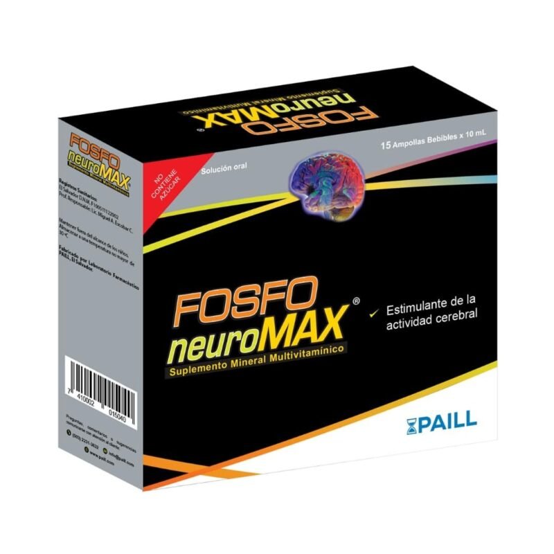 FOSFO neuroMAX 15 Ampollas Bebibles x 10 ml de Paill