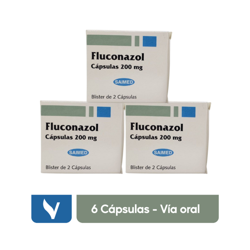 Fluconazol Cápsulas 200mg 3 Pack - Image 2