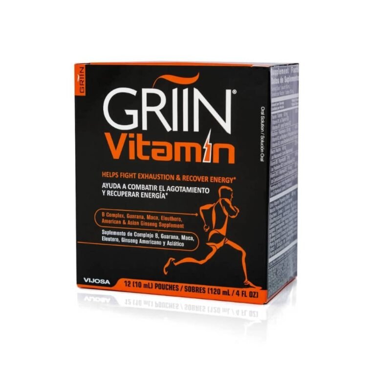 Combate el agotamiento con GRIIN VITAMIN