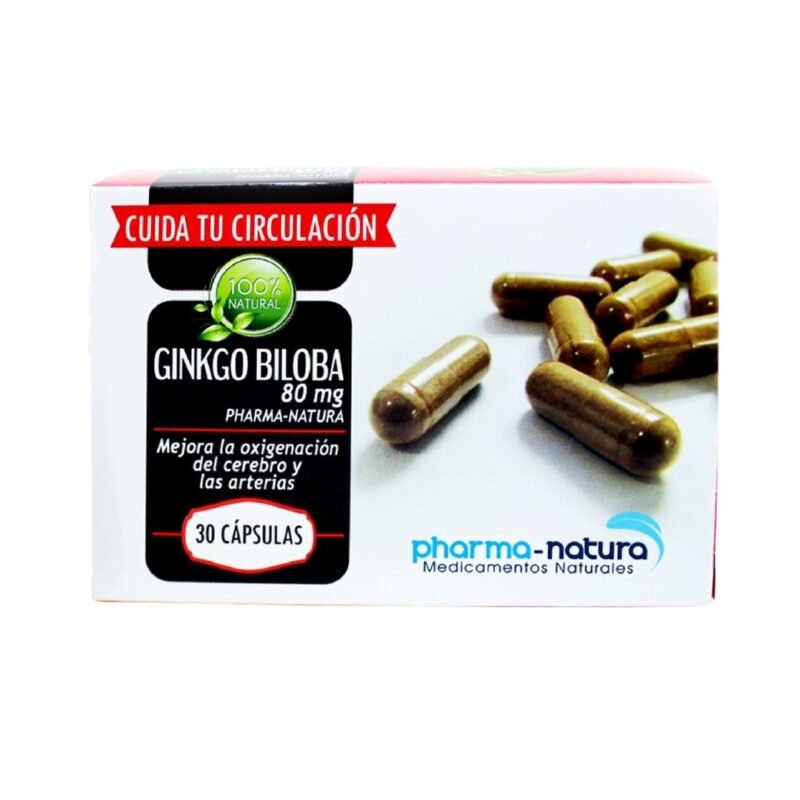 Ginkgo Biloba 80mg Cápsulas 2 Pack