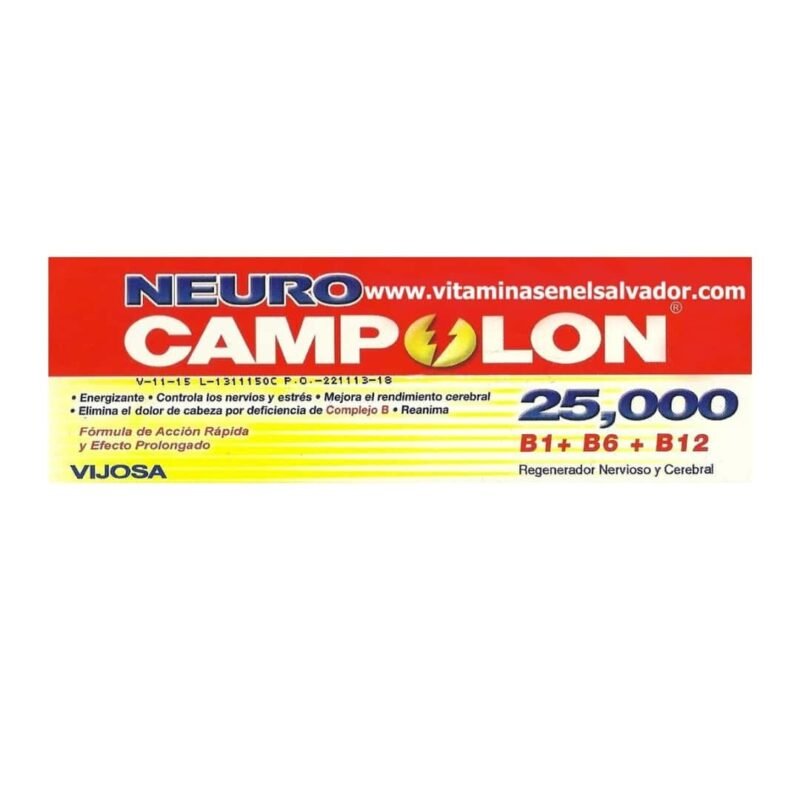 Carga energia con NEURO CAMPOLON INYECCION TRIPACK