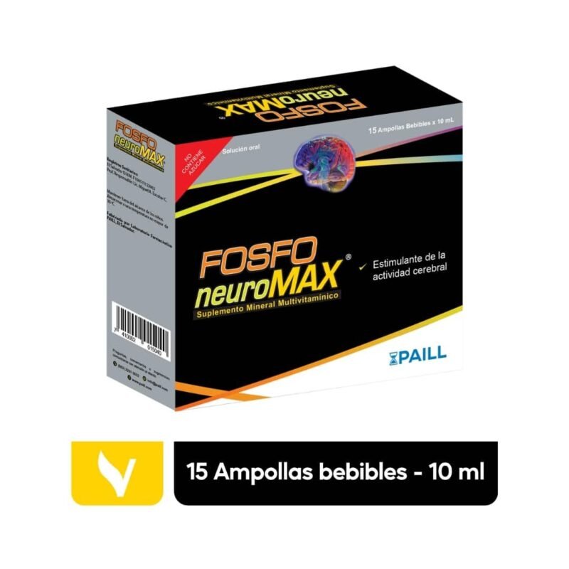 FOSFO neuroMAX 15 Ampollas Bebibles x 10 ml de Paill - Image 2