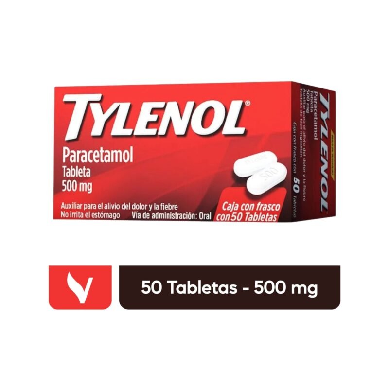 TYLENOL EXTRA FUERTE 50 Tabletas - Image 2